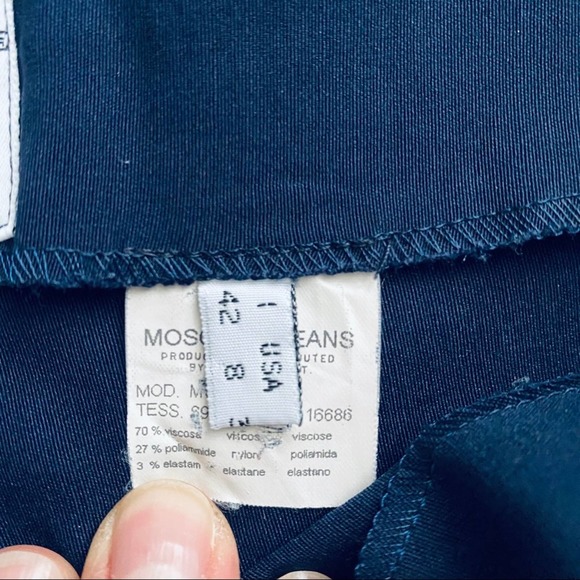 Moschino Jeans navy pull on dress pants - Picture 5 of 6